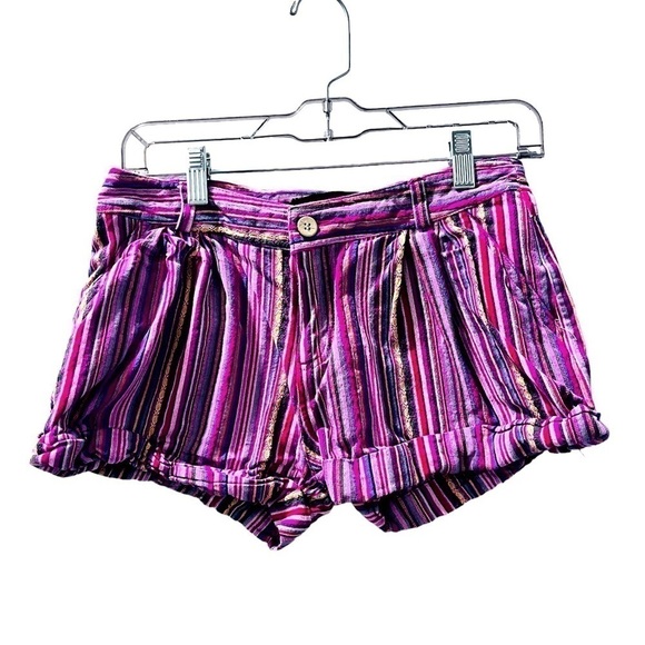 Kaisely Colorful Beach Vibe Vibrant Women’s Shorts Size Small - Picture 1 of 4